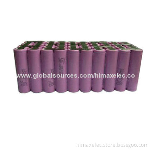 Authentic capacity flat top 18650 10S4P 36V 10Ah rechargeable Li-ion battery